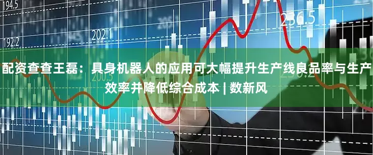 配资查查王磊：具身机器人的应用可大幅提升生产线良品率与生产效率并降低综合成本 | 数新风